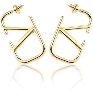 18K Gold Plated Luxury V Stud Earrings for Women - Fashion‎ Jewelry Gift